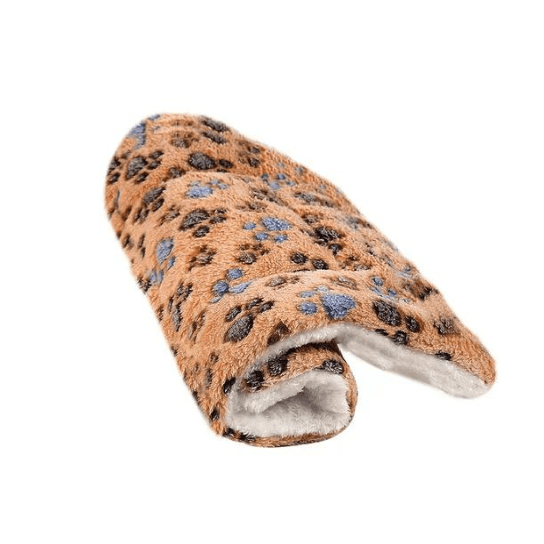 Tapis de couchage pour animaux avec des motifs pattes