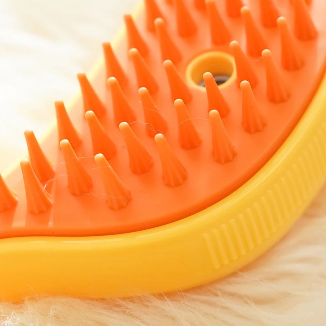 Piquots en silicone de notre brosse vapeur pour chat et chien