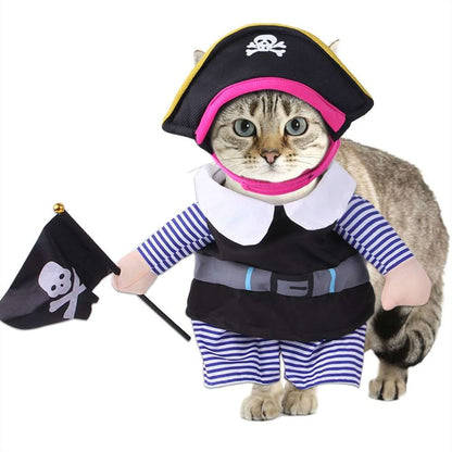 Déguisement pirates pour chat et chien