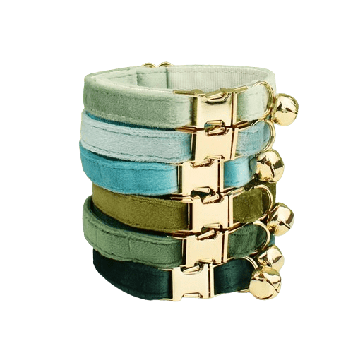 Lola™ : Collier en velours pour chat