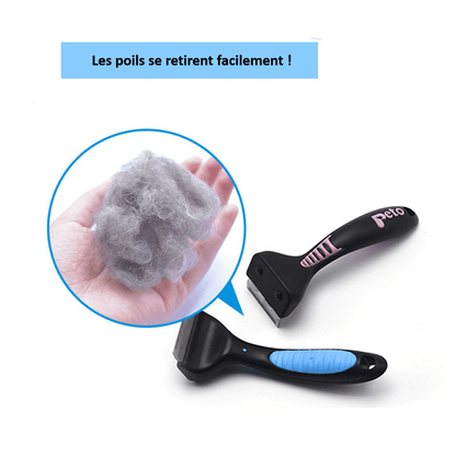 Efficacité de notre brosse d'épilation pour animaux