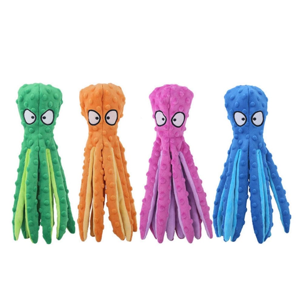 Gamme de peluche pieuvre à mâcher pour chien