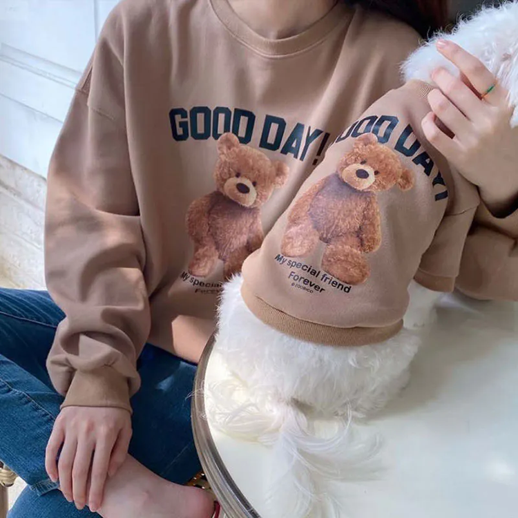 Bear™ : Pull à manches ours Good Day pour chien