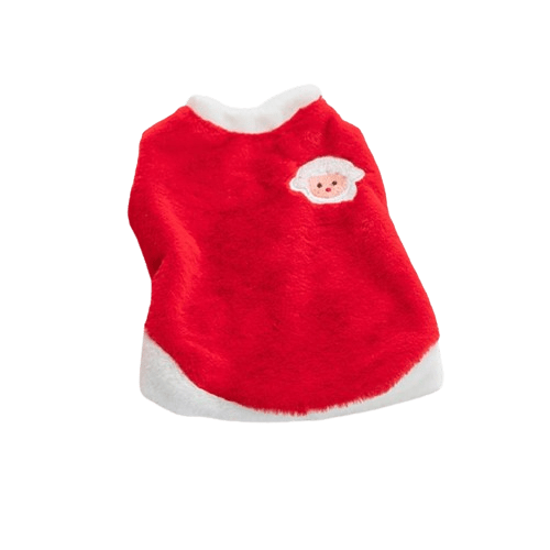 Pull doux et chaud rouge pour chat