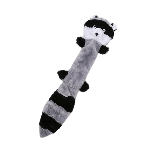 Doudou raton laveur pour chien