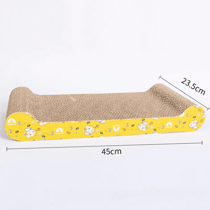 Dimensions de notre griffoir horizontal pour chat - Rebord