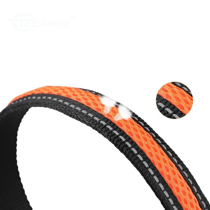 Collier en nylon avec lumière Led conçu avec des matériaux respirants