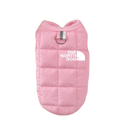 Doudoune rose  pour chien