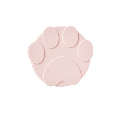 Couvercle rose de boîte de conserve en silicone pour animaux