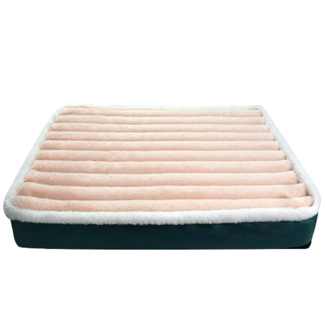 Lit rembourré rose pour chien