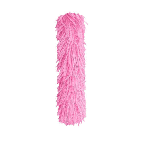 Peluche couinante rose pour chat