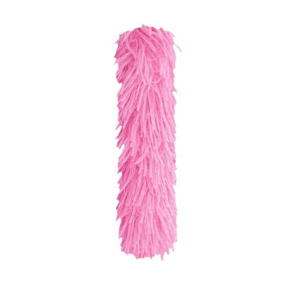 Peluche couinante rose pour chat