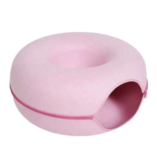 Pattoune™ : Lit tunnel en feutre pour chat