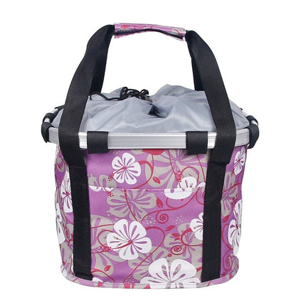 Panier de vélo pour chien - rose