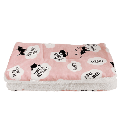 Couverture rose en polymère pour animaux