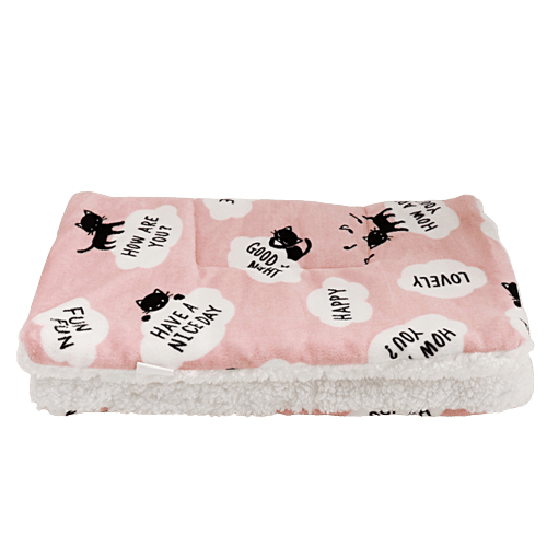 Couverture rose en polymère pour animaux