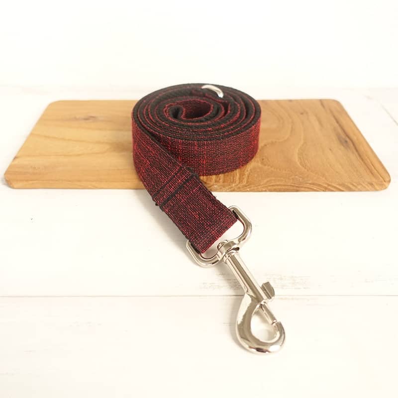 Laisse design rouge pour animaux