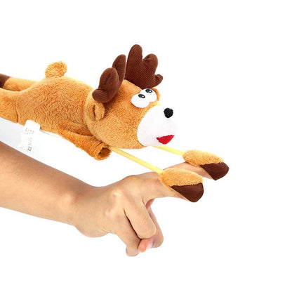 Peluche en forme de cerf pour chien