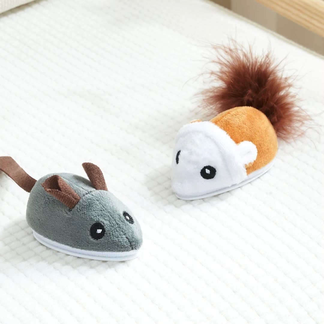Gamme de souris interactive pour chat