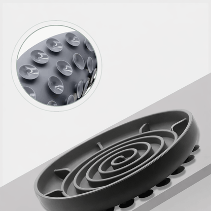gamelle anti-glouton en silicone anti-dérapant