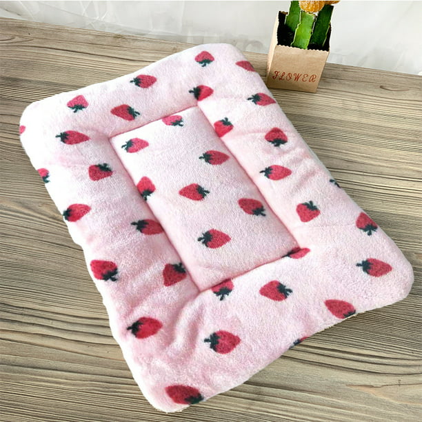 Tapis de couchage pour animaux avec des motifs fraises
