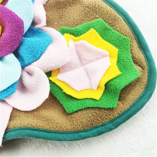 Tapis de fouille pour chien - Grande fleur