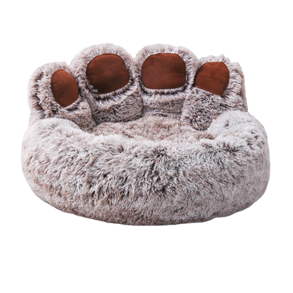 Coussin pour chien en forme de patte d'ours