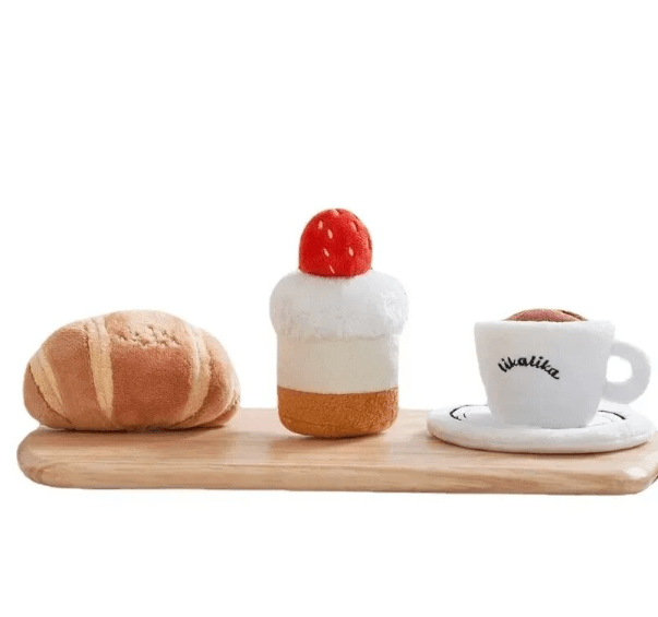 Peluche pour chien et chat : Edition petit déjeuner