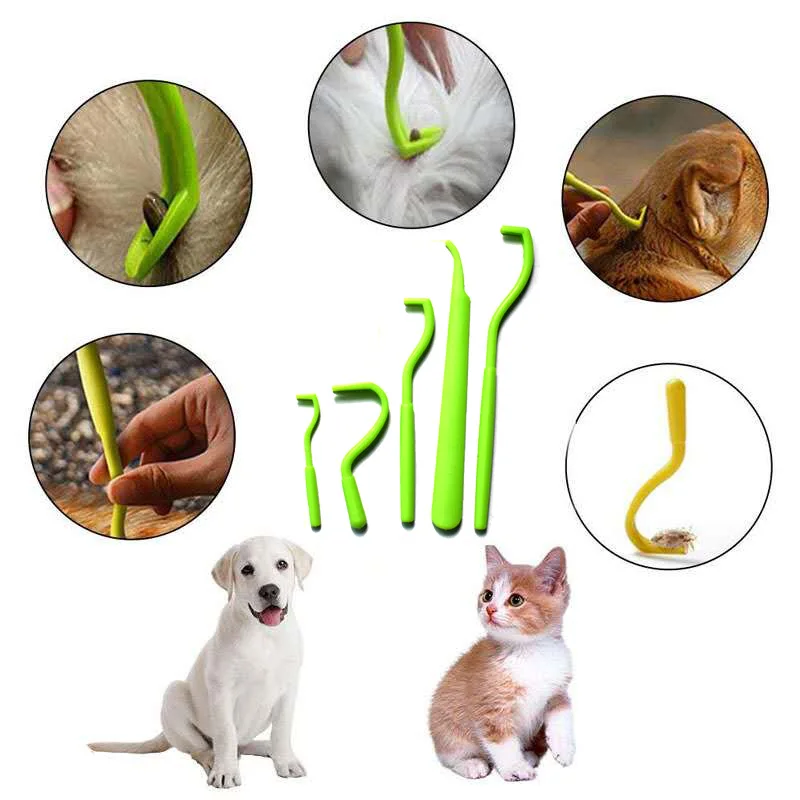 Présentation de notre pince à tiques en plastique pour chien et chat