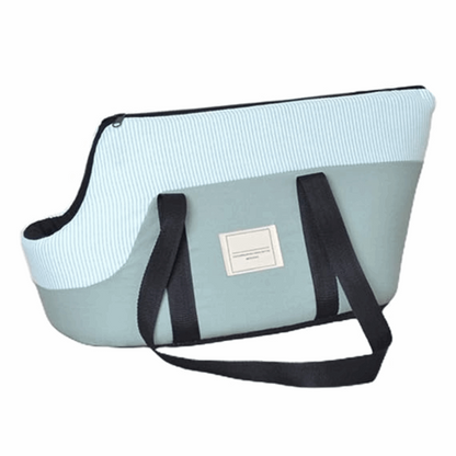 Sac d'épaule bleu pour animaux