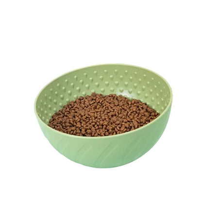 Bol à lécher vert pour chien