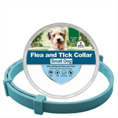 Collier anti-puces et anti-tiques vert S pour chien