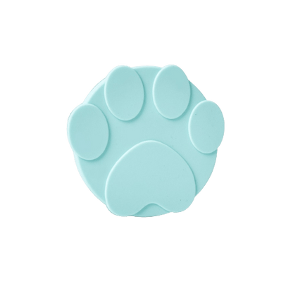 Couvercle vert de boîte de conserve en silicone pour animaux