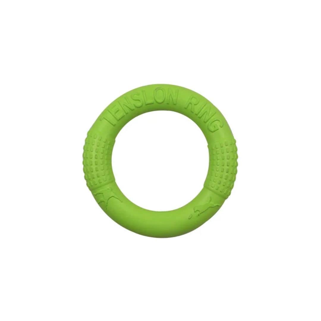 grand anneau vert pour chien 