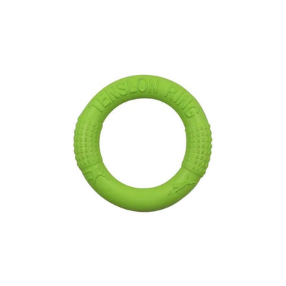 grand anneau vert pour chien 