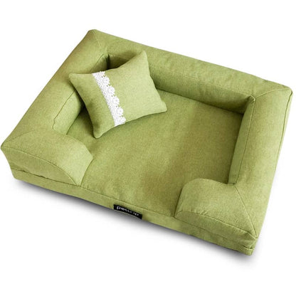 Sofa vert pour chien et chat