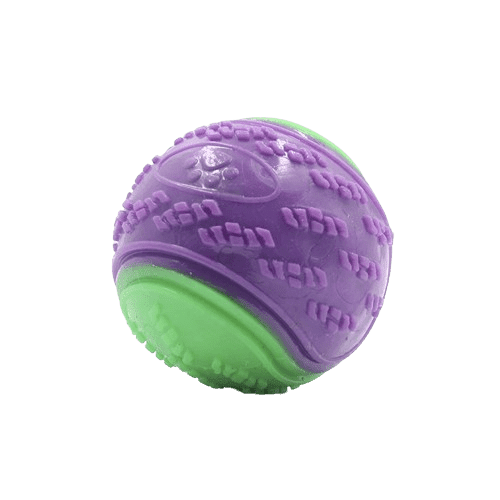 Balle à mâcher interactive pour chien - Violet