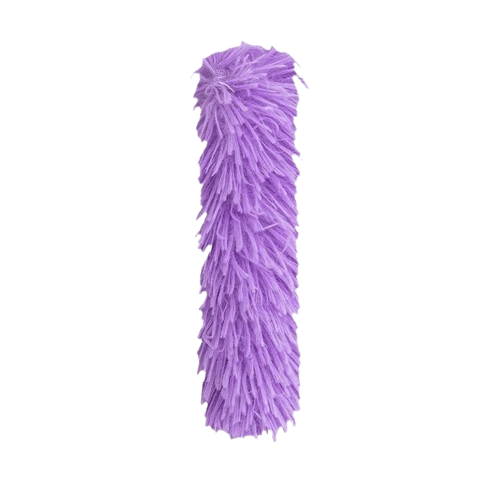 Peluche couinante violette pour chat