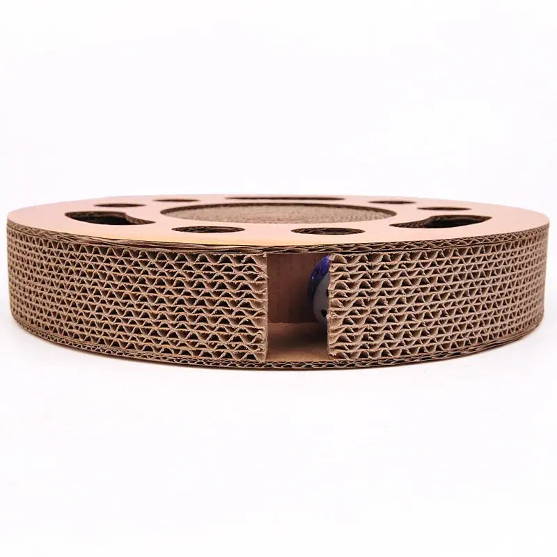 Présentation du griffoir rond pour chat