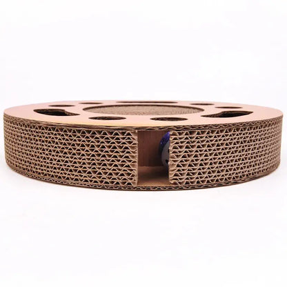 Présentation du griffoir rond pour chat