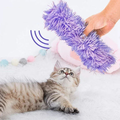 Peluche couinante pour chat