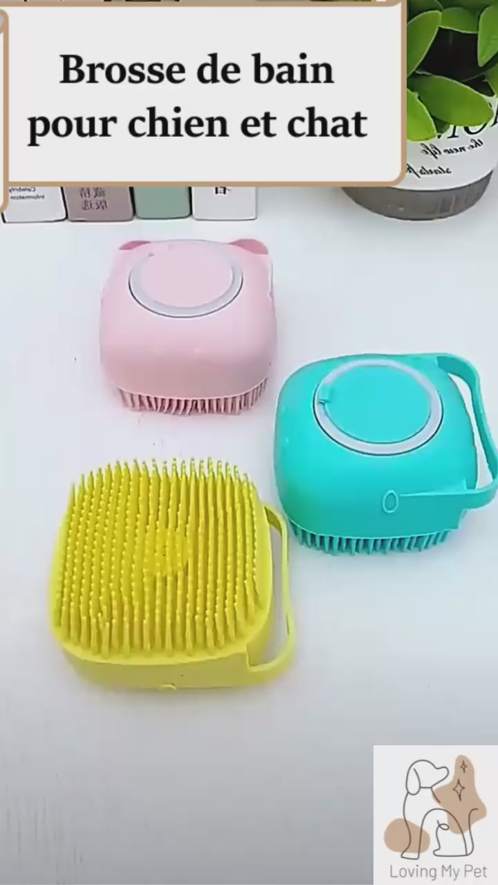 Brosses de bain pour chien et chat
