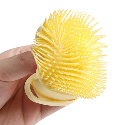 Poils de la brosse de bain pour chien et chat