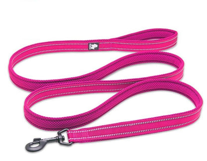 Laisse rose en nylon pour chien