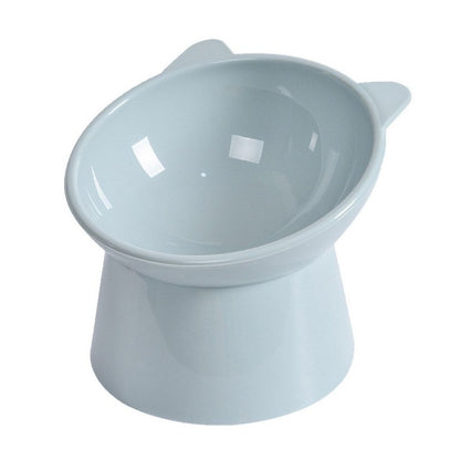 Bol surélevé bleu pour chat