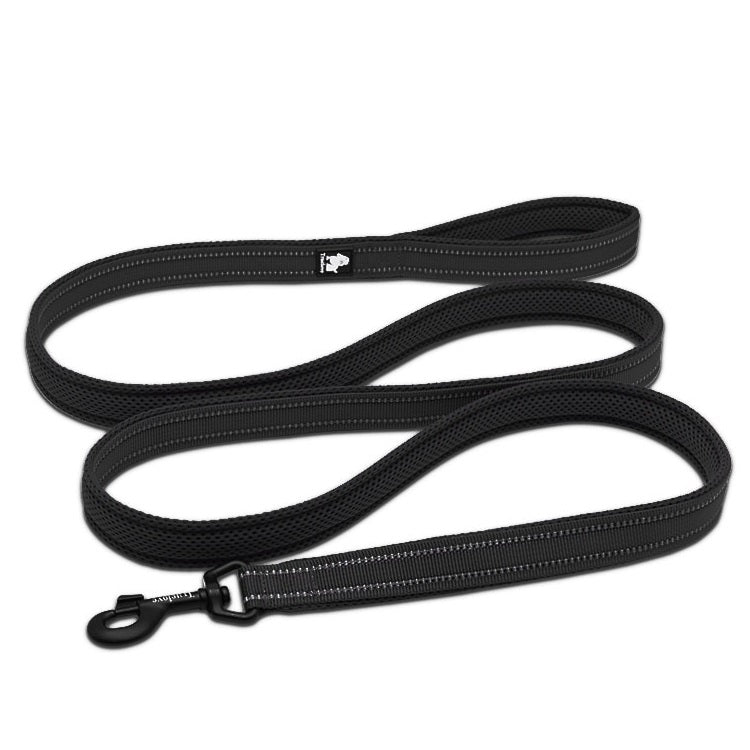 Laisse noire en nylon pour chien