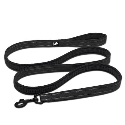 Laisse noire en nylon pour chien