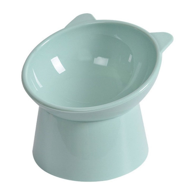 Bol surélevé vert pour chat