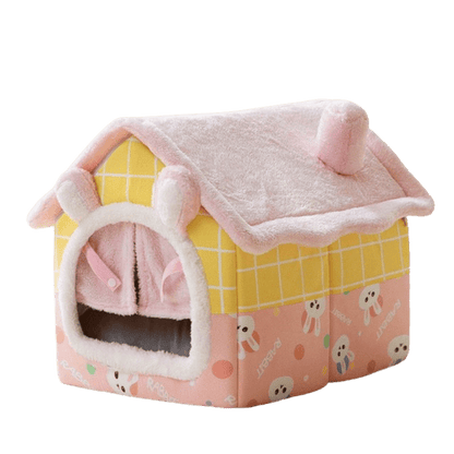 Lit en forme de maison pour chat