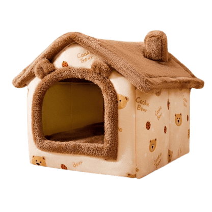 Lit en forme de maison pour chat